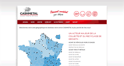 Desktop Screenshot of cashmetal.fr