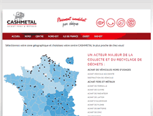 Tablet Screenshot of cashmetal.fr